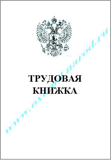 Обложка на трудовую книжку старого образца размер 208х143